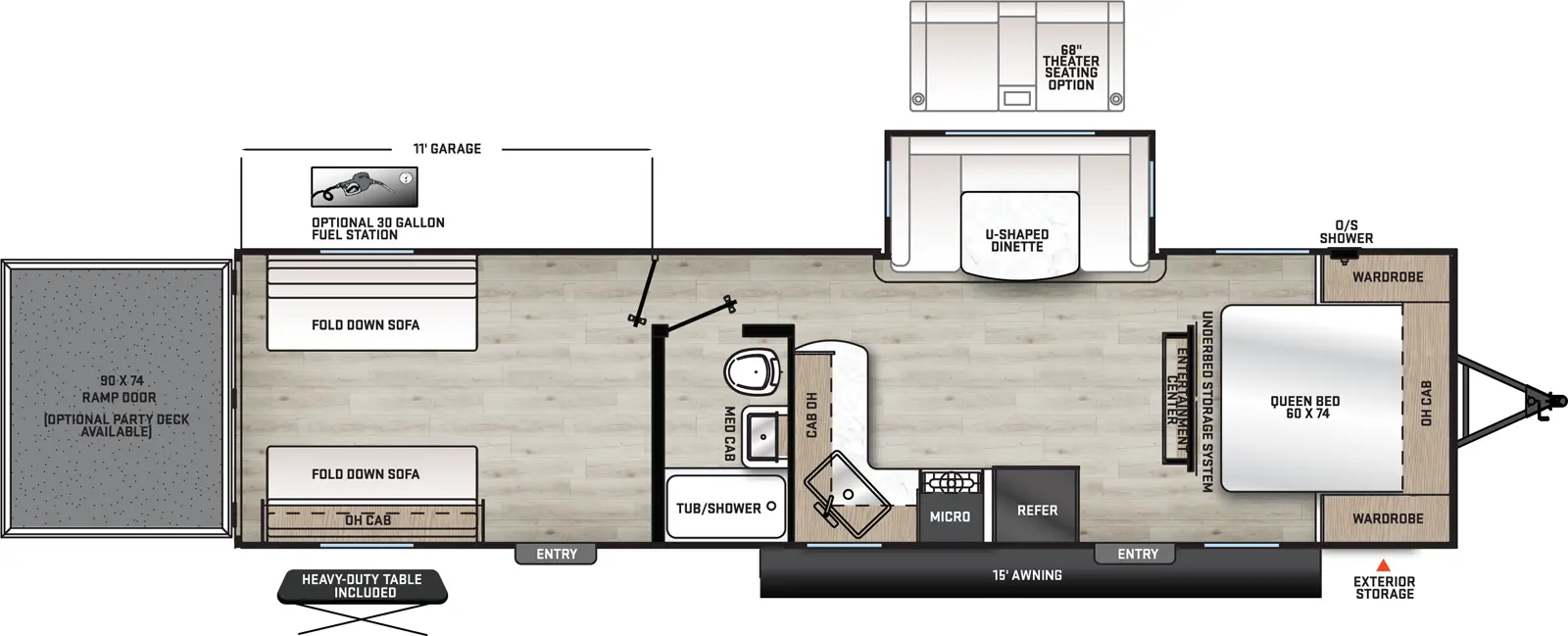 Catalina Trail Blazer 29THS Floorplan